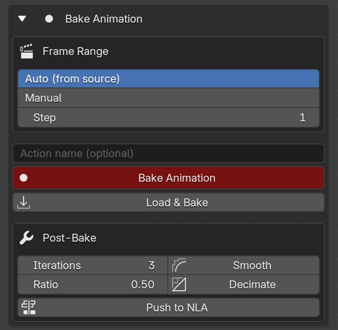 Bake Animation